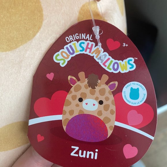 • 24” Zuni the Giraffe Squishmallow Valentine’s edition • - Picture 4 of 4